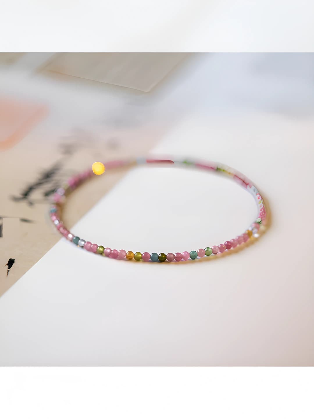Tourmaline thin bracelet