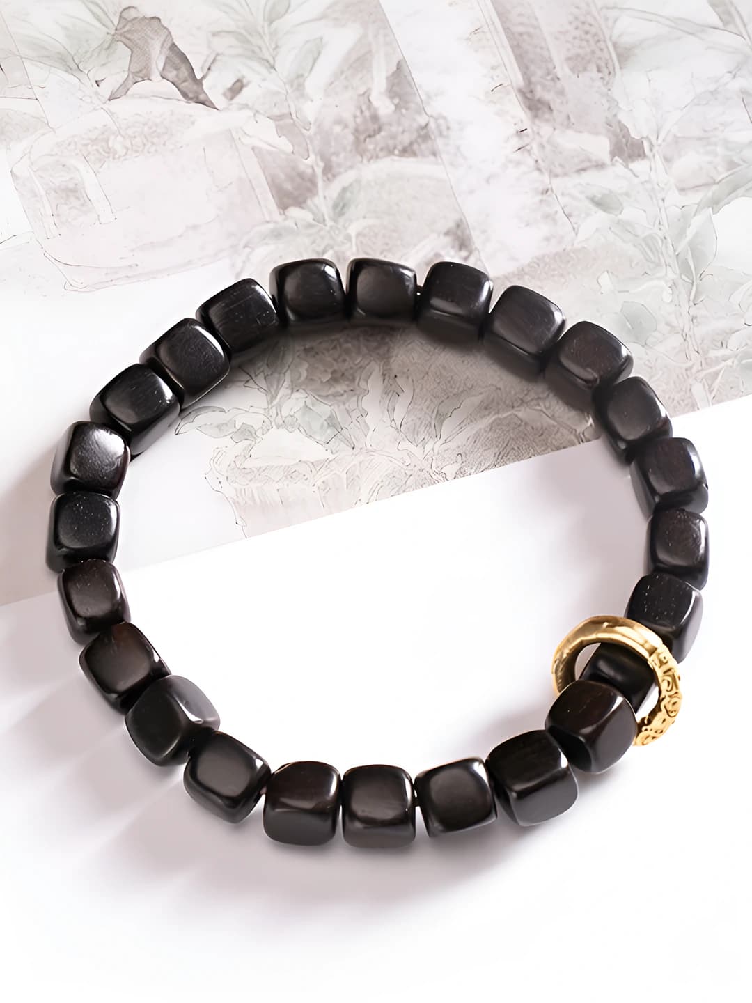 Black sandalwood, cube, simple