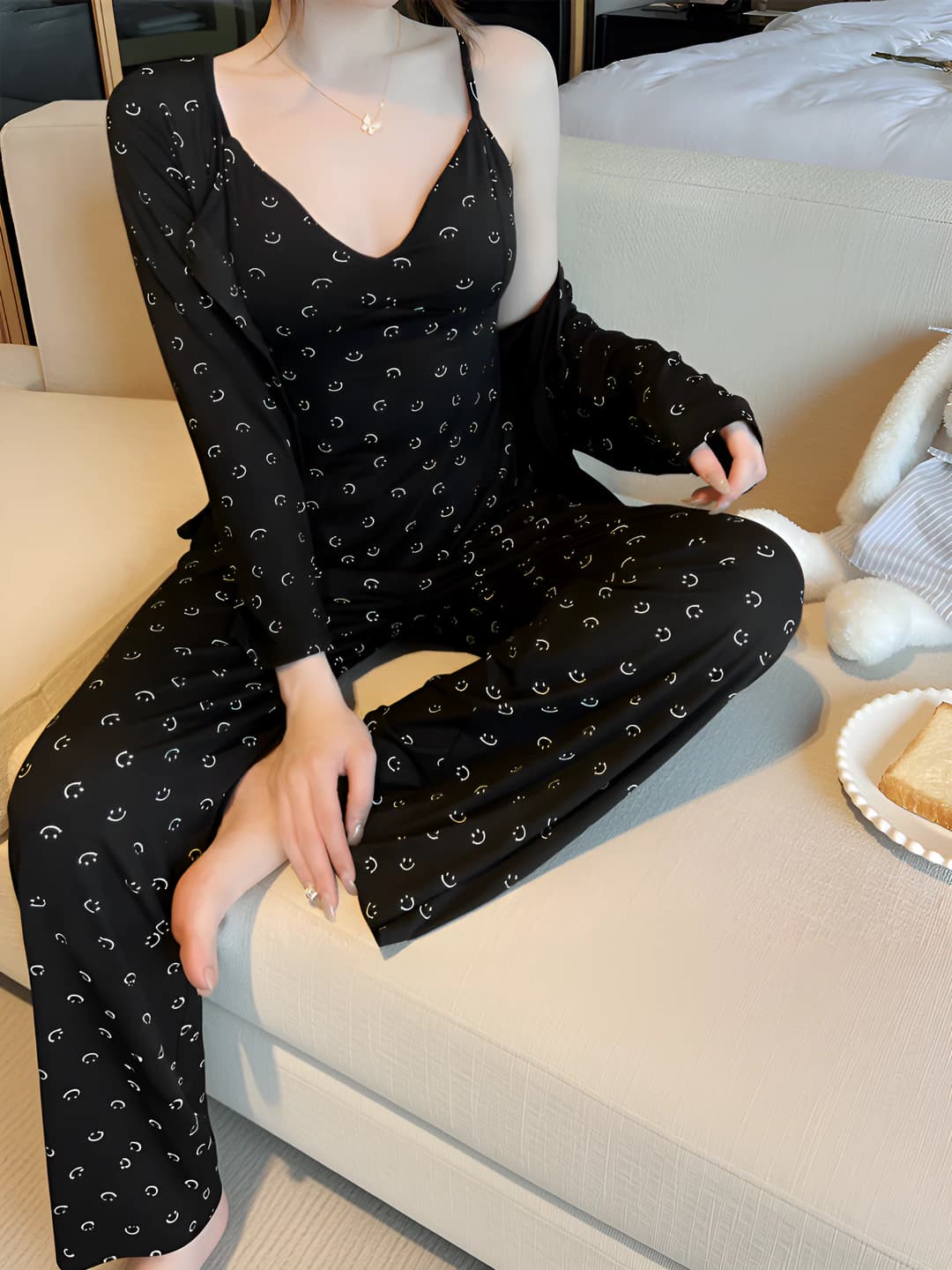 407 Smile Black 3-piece set