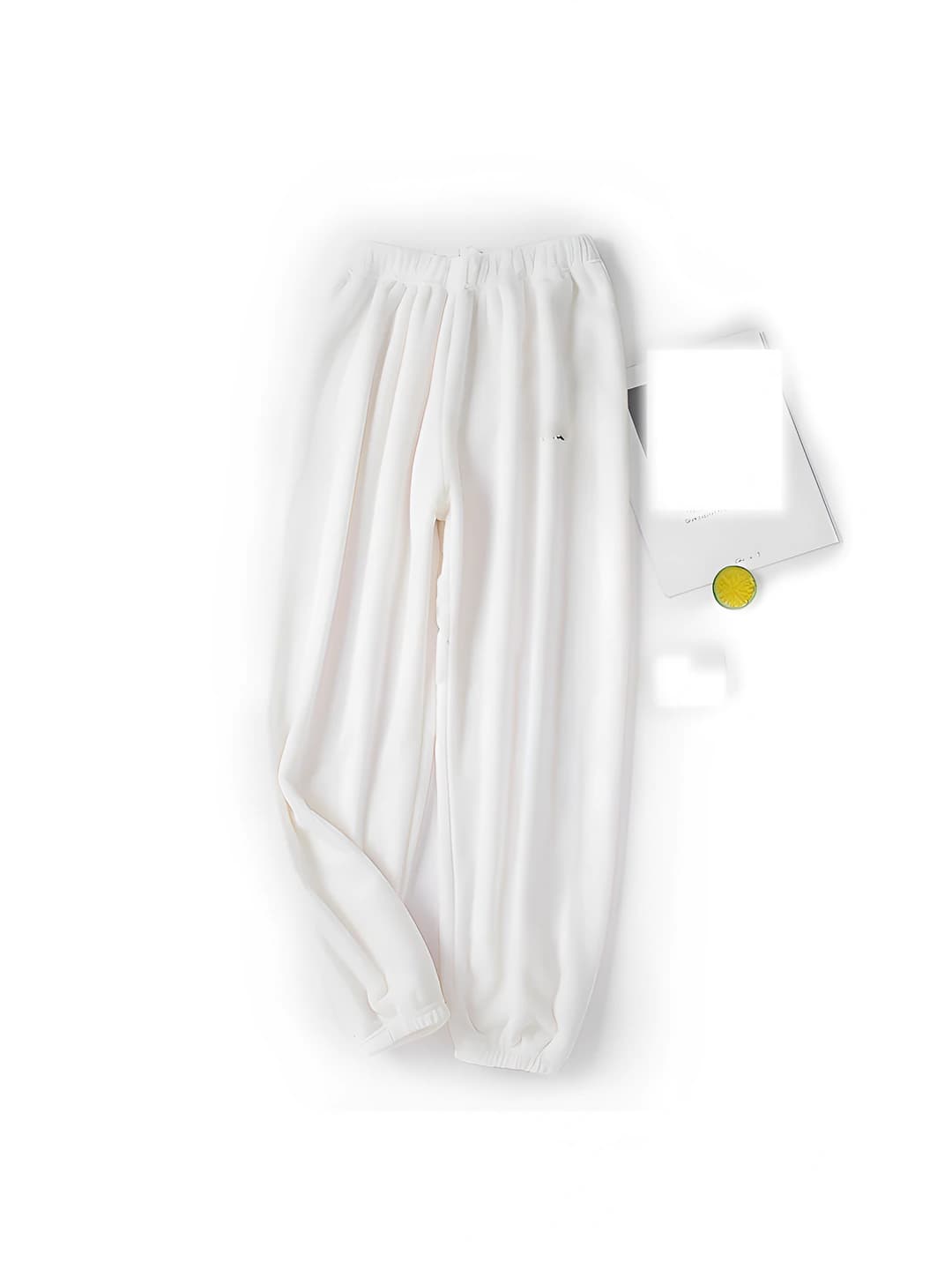 Warm Single Pants White