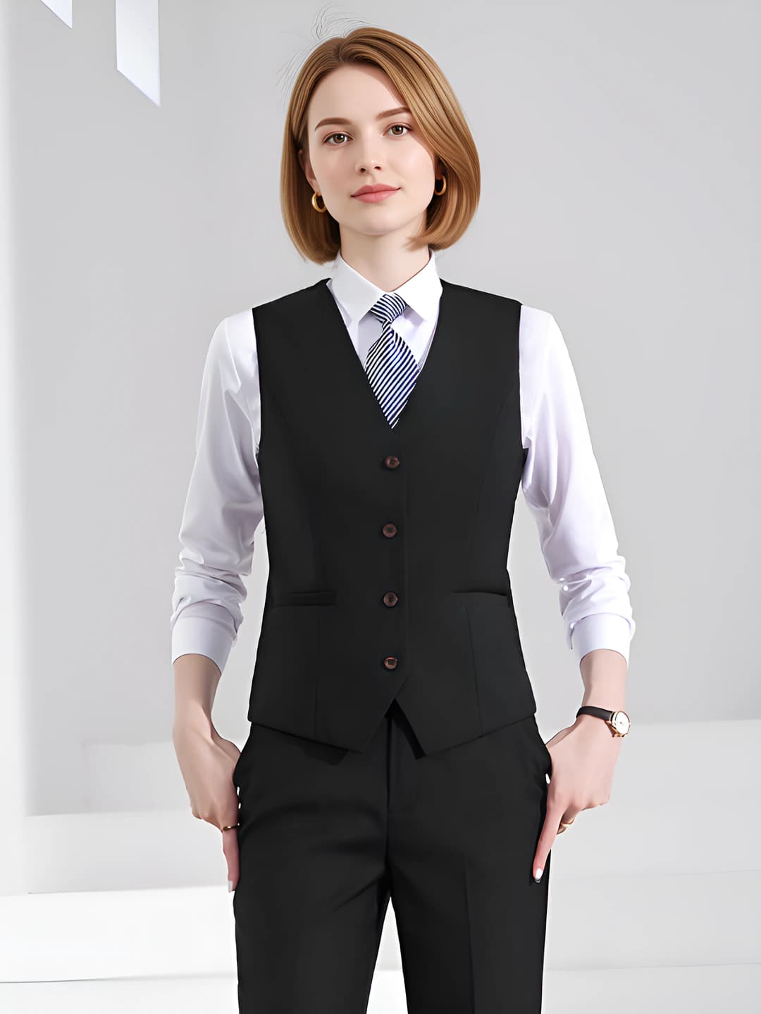 Women's Black vest