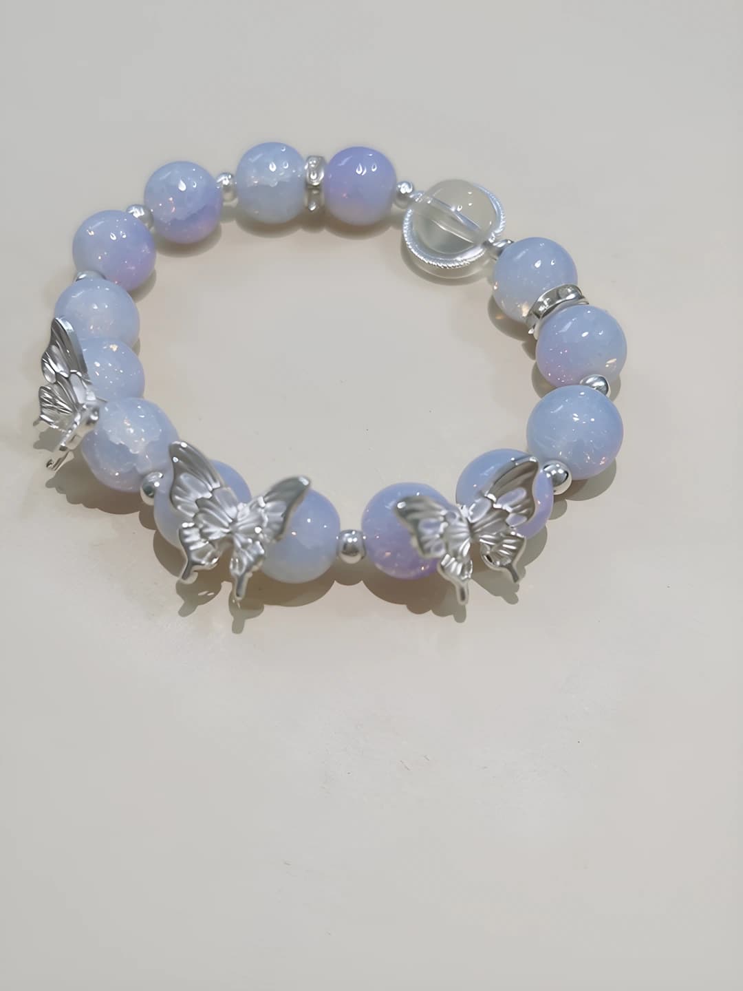 Icy purple butterfly