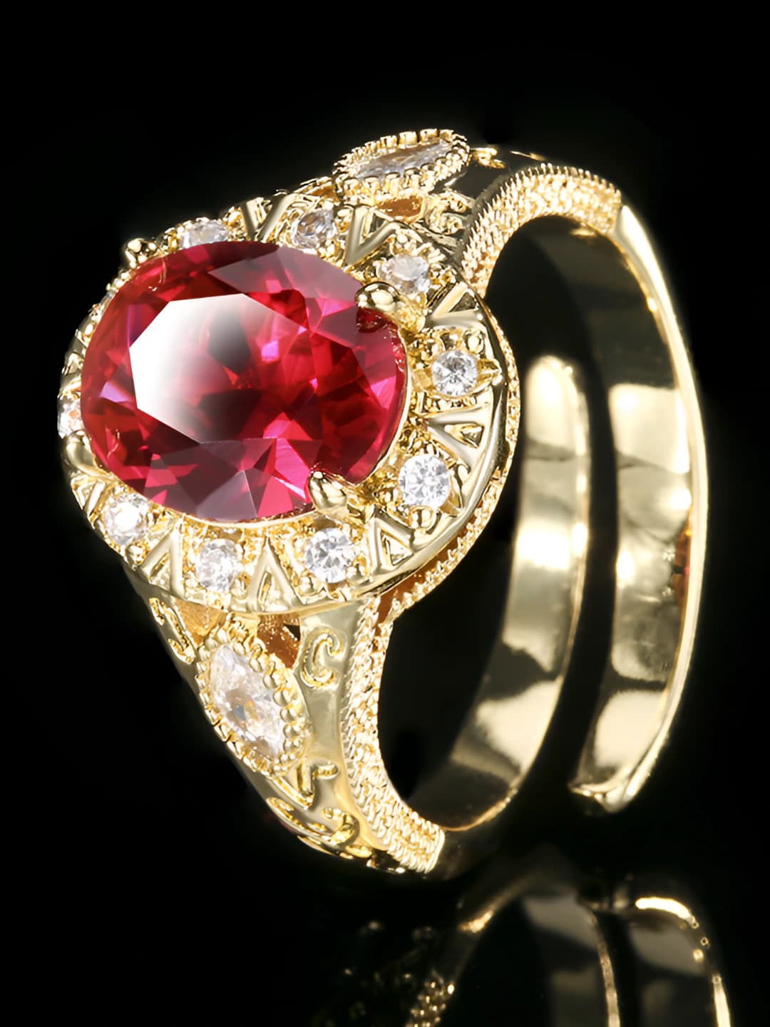 Gold ruby ring