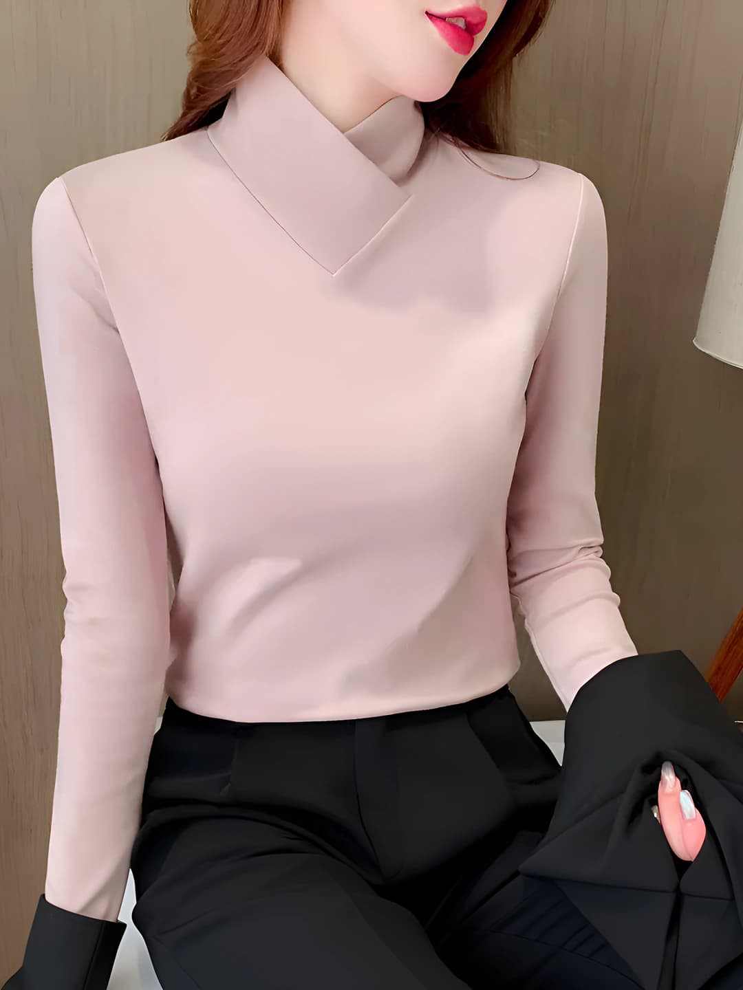 Leather pink