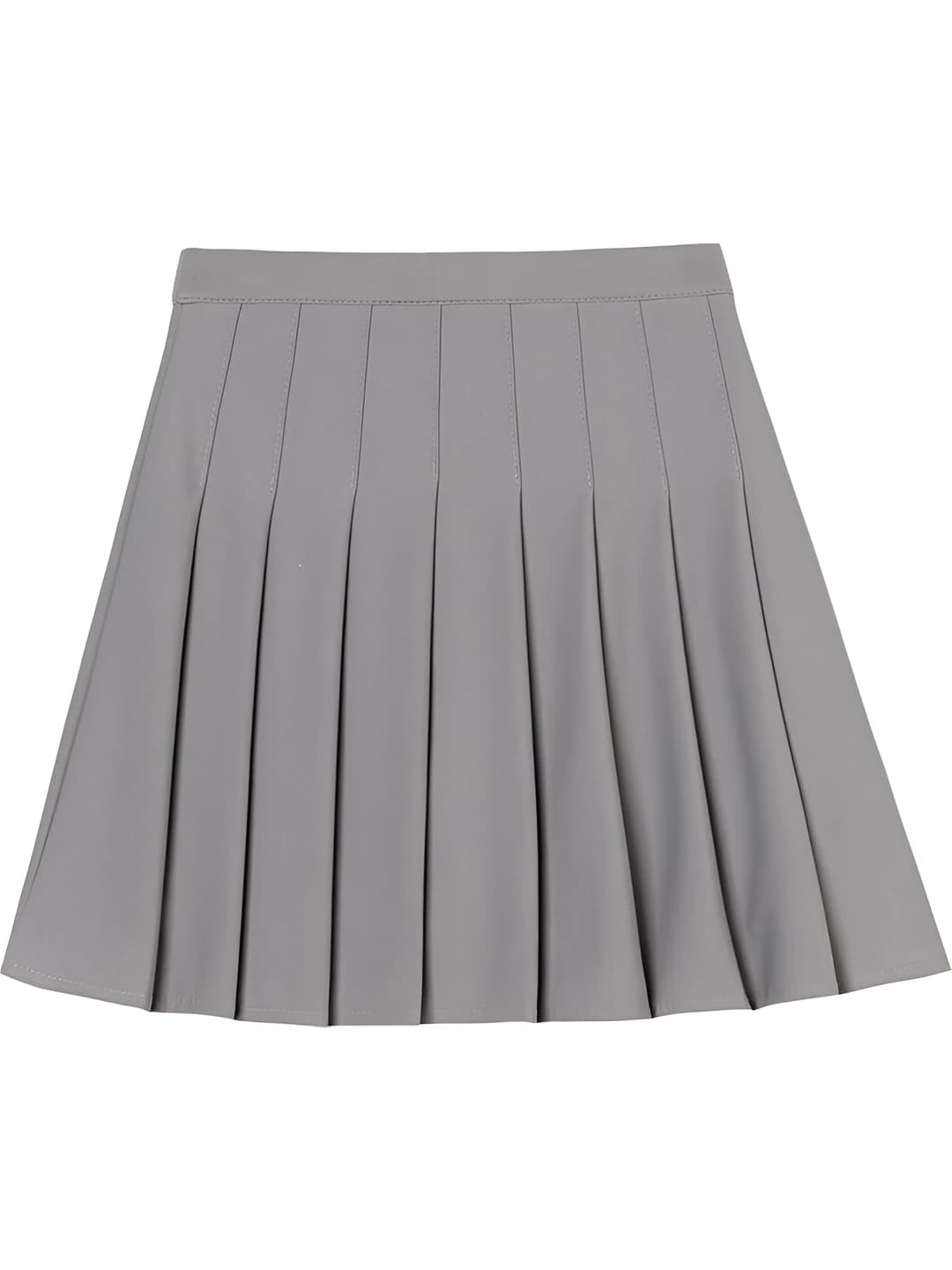 Grey, elastic waist, long