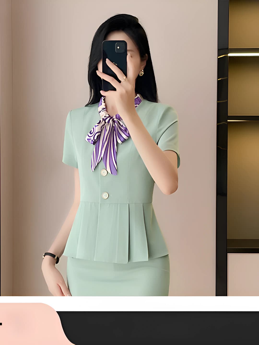 Green suit