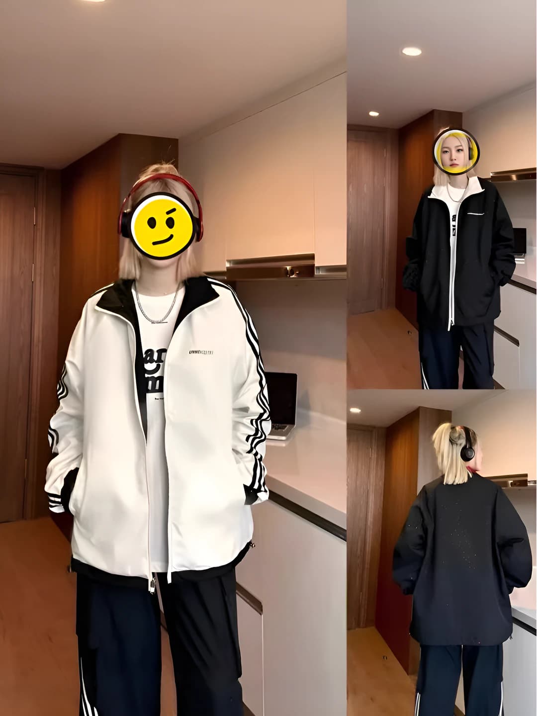 Ayollar uchun 2026 qishki puxli kurtka, sintetik pux to'ldirgich, polyester, qalinlashtirilgan, shamol o'tkazmaydigan, tik yoqa, fermuar, bo'sh (oversize), uzun yeng, kalta, bir rangli, kundalik