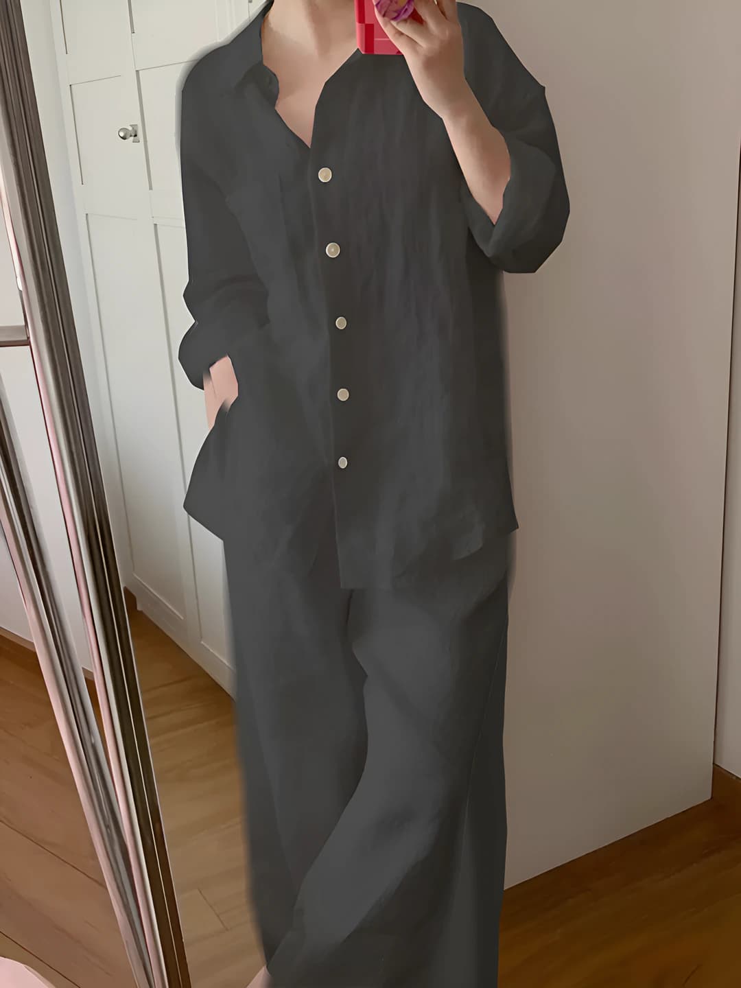 Dark grey shirt