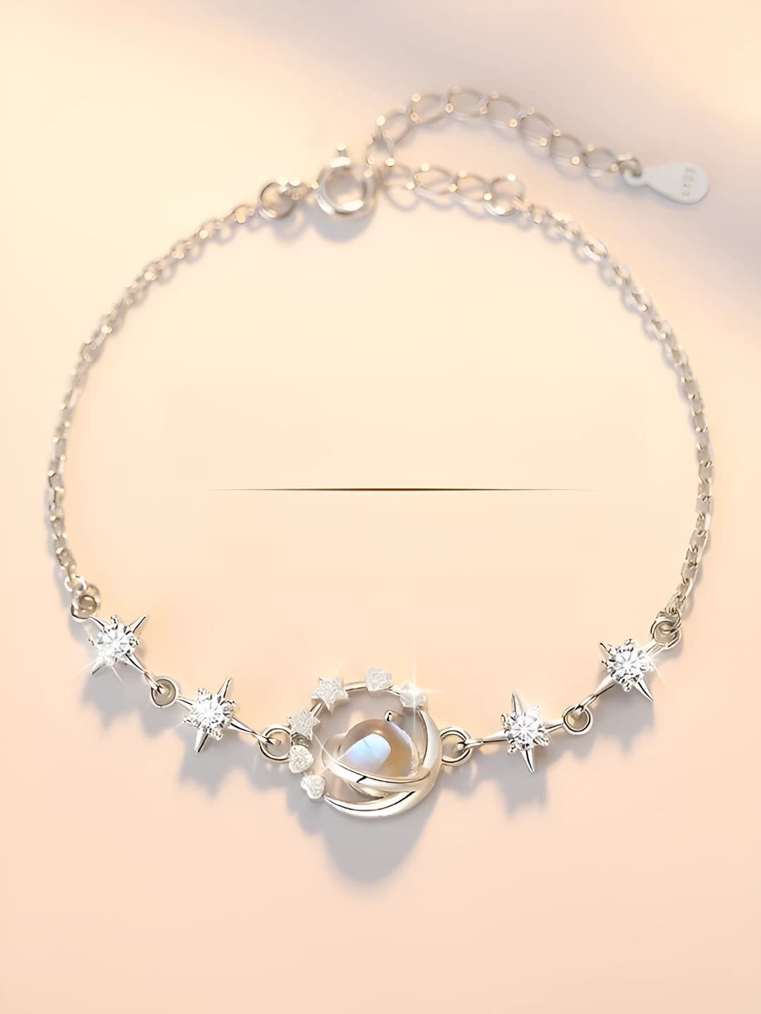 Women's natural style alloy bracelet