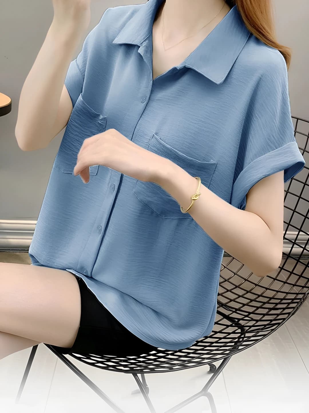 Hazy blue