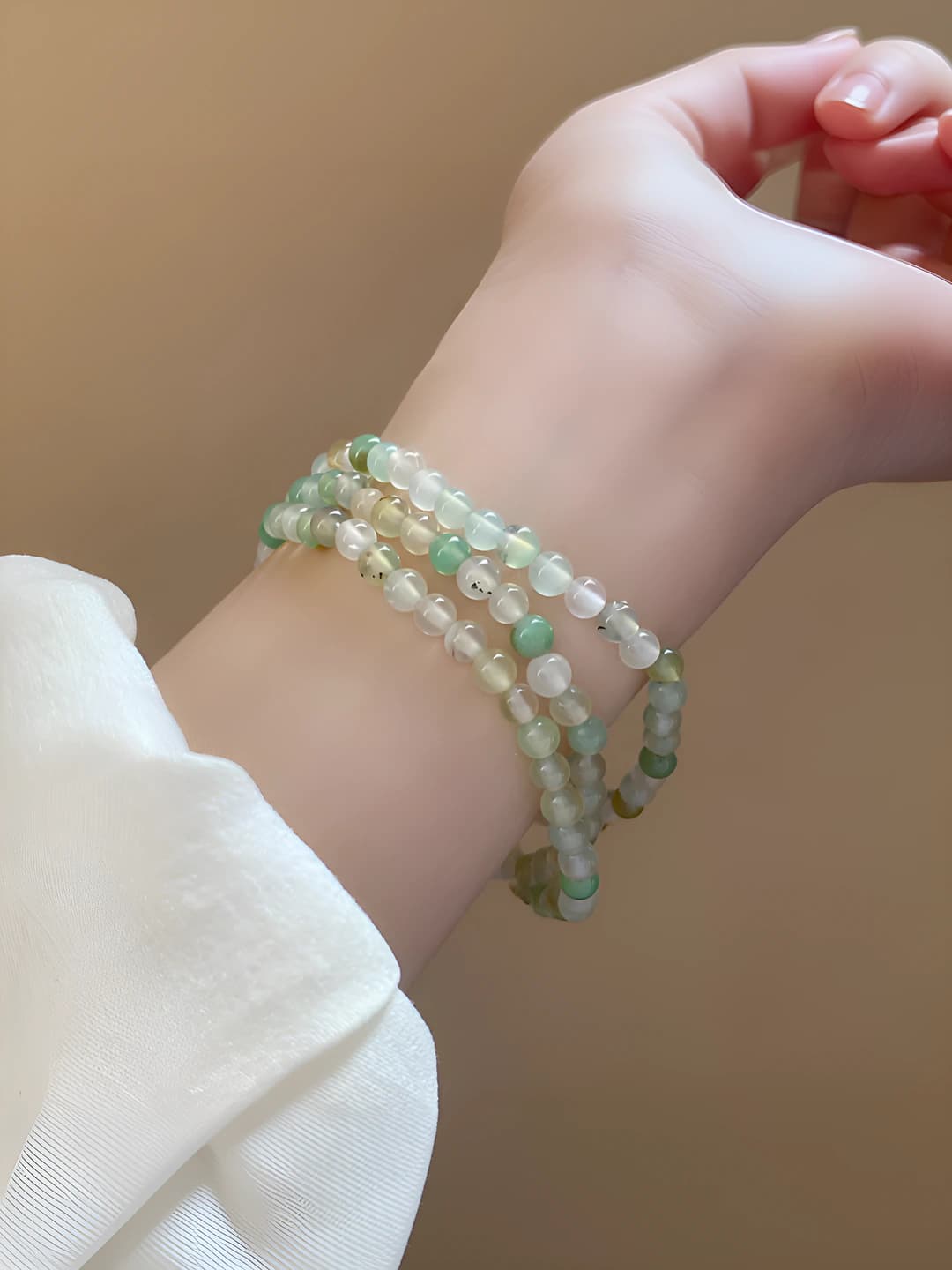 Women's multi-loop beaded bracelet in new Chinese style, 2026 retro, ethnic design element