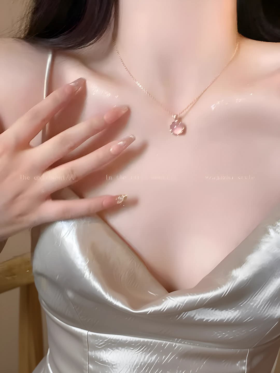Pink necklace