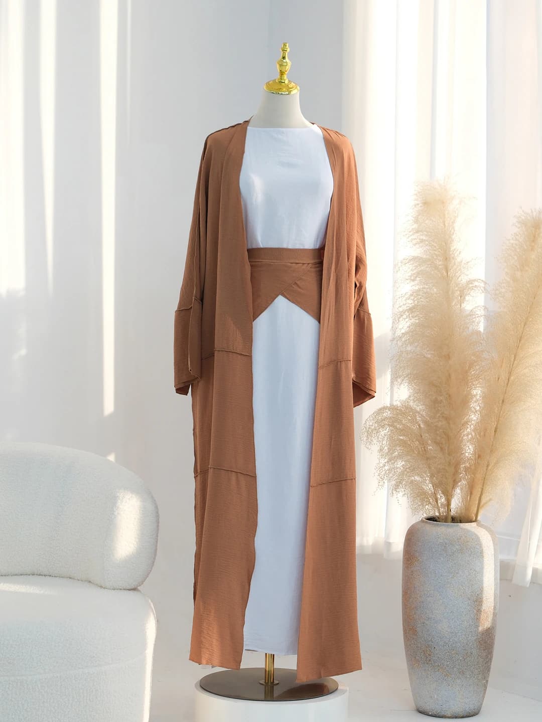 Khaki cardigan