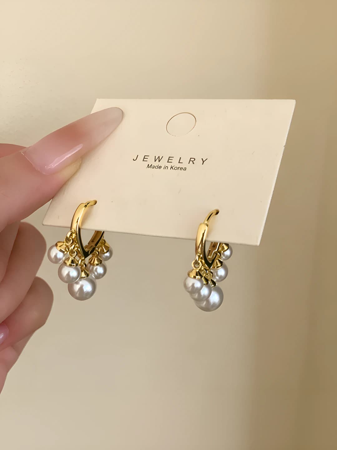 Gold tassel earrings