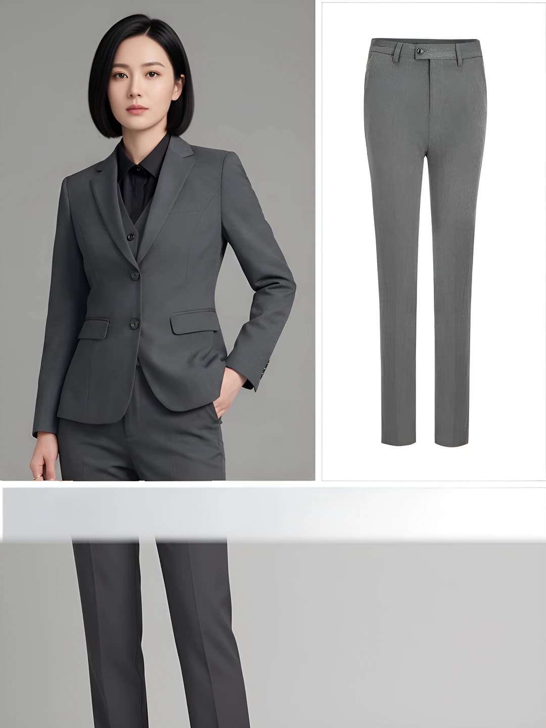 Women - Medium Grey [Suit + Trousers]
