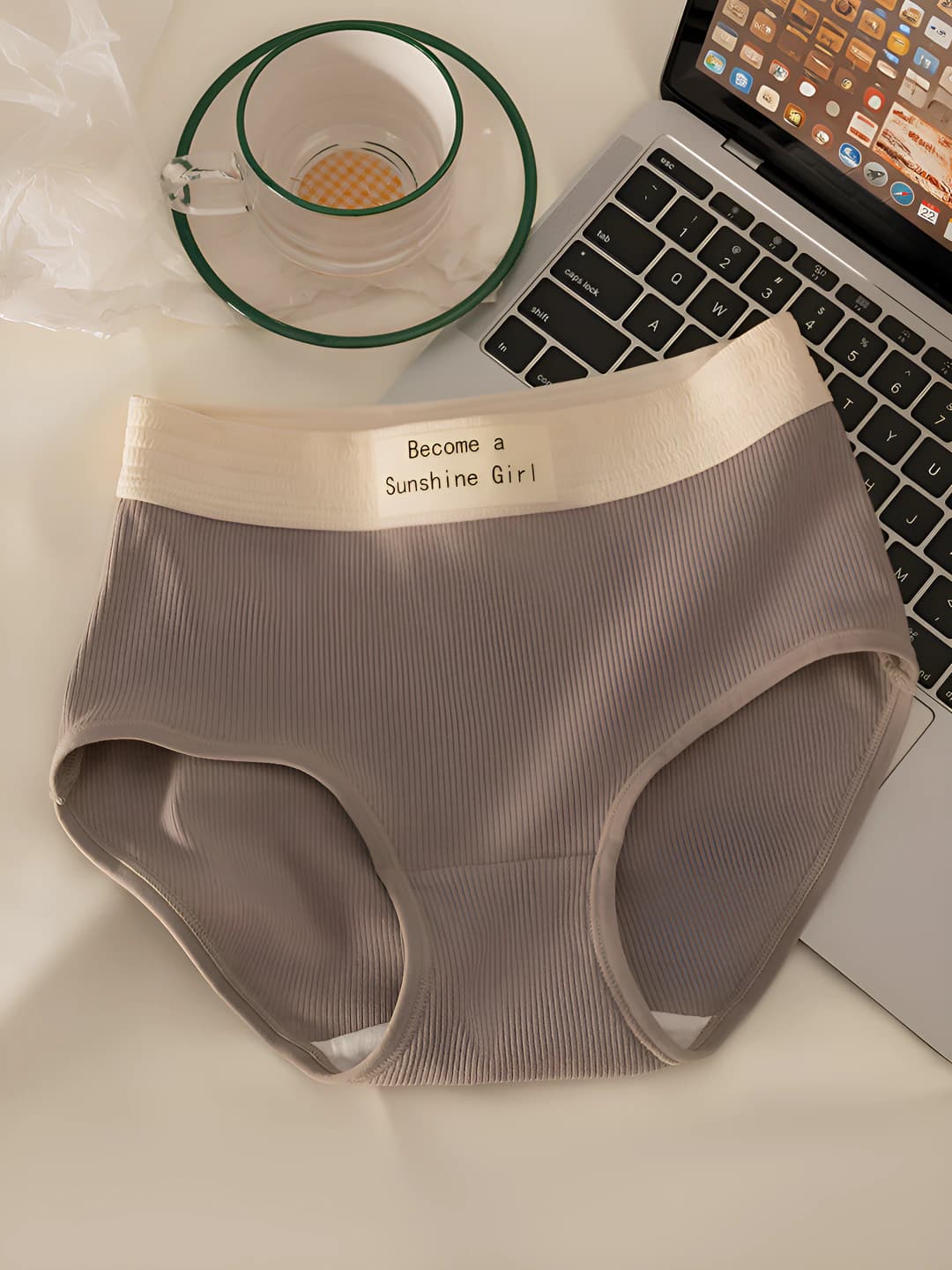 Milk beige grey