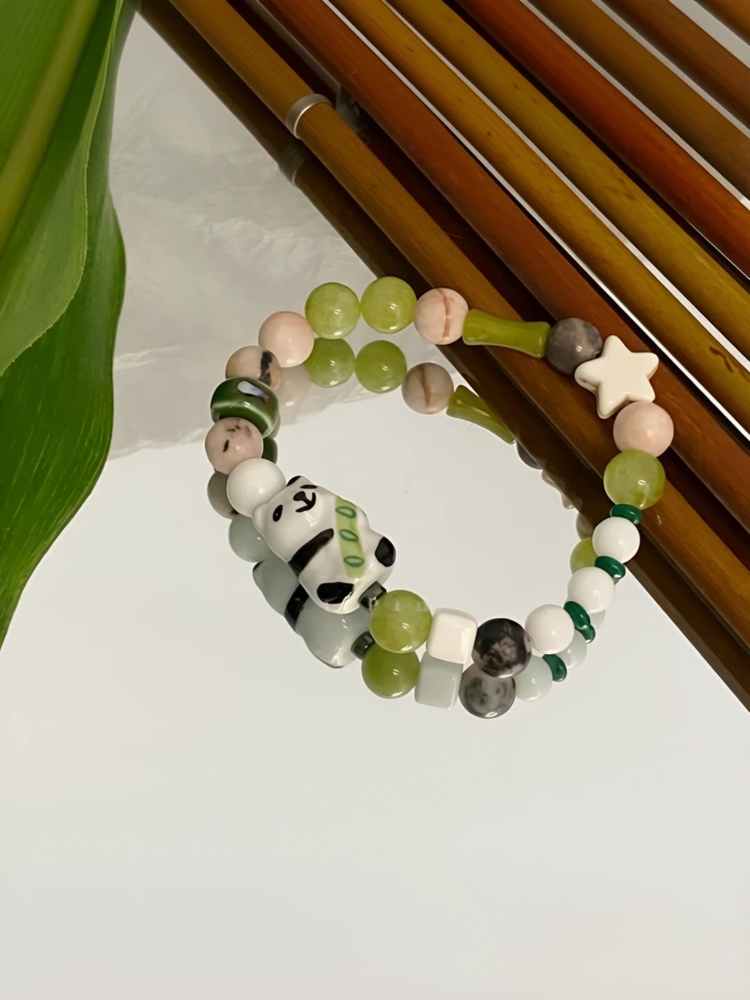 Bamboo bear bracelet