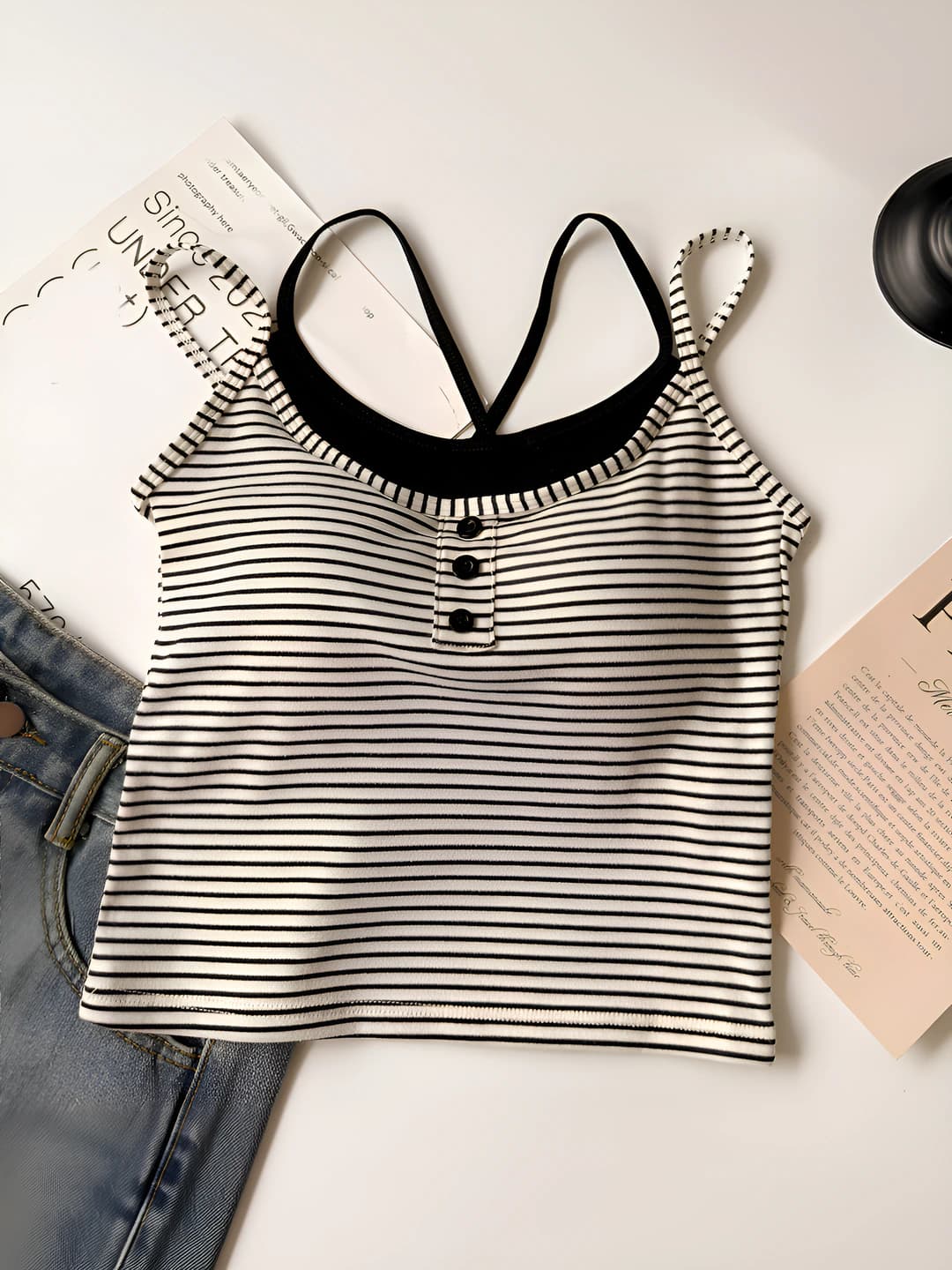 White striped