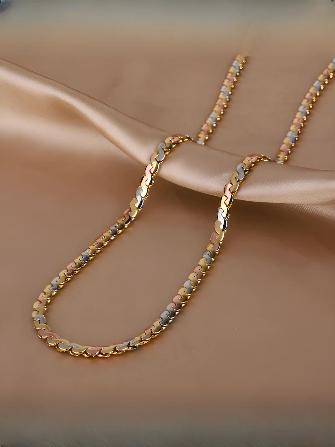 Multicolour chain 40cm+5cm