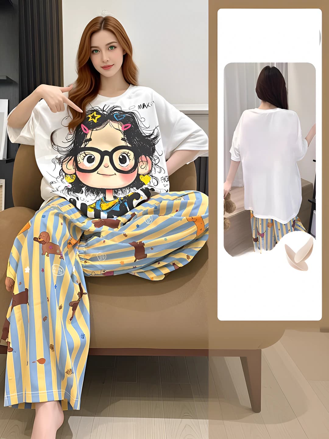 2106 Glasses Girl (with breast pads)