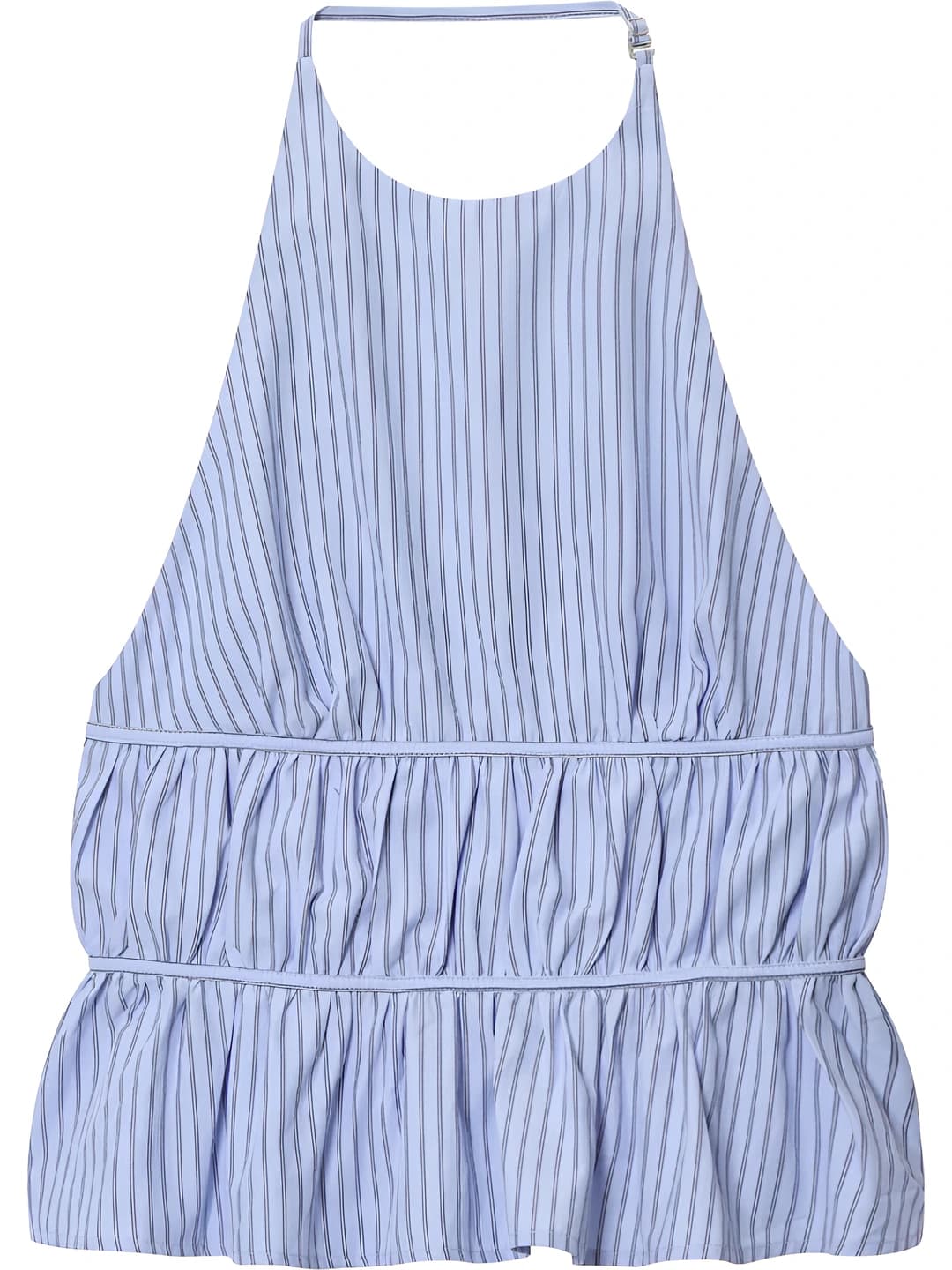 Women's 2026 summer striped halter crop top