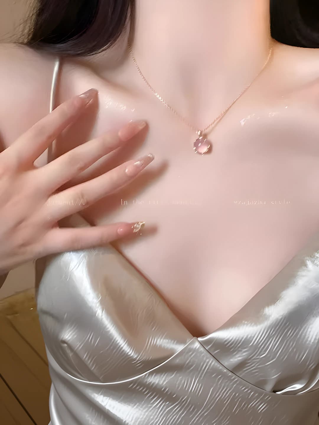 Pink necklace