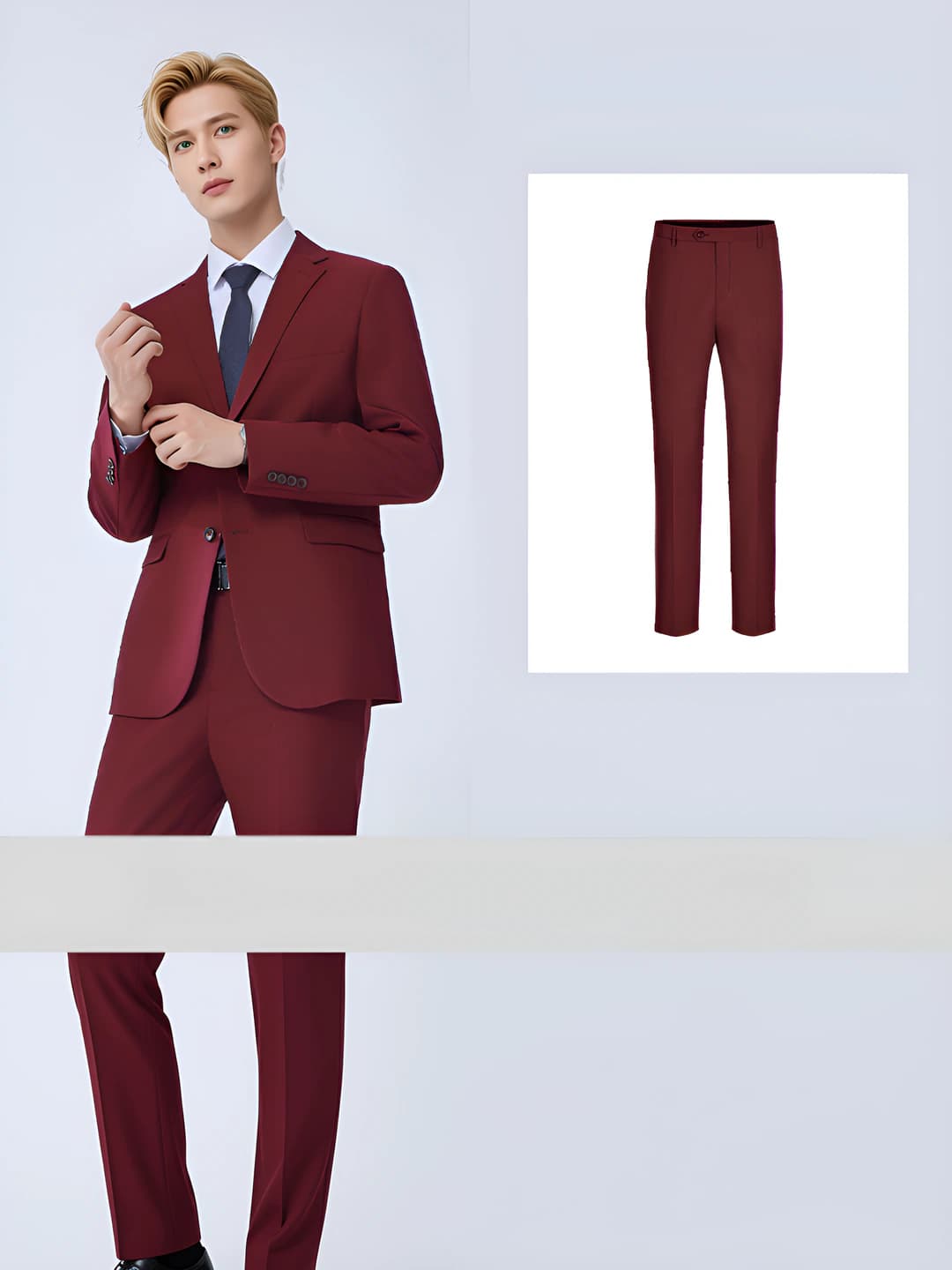 Bordo - Kostum + Erkak shosoni