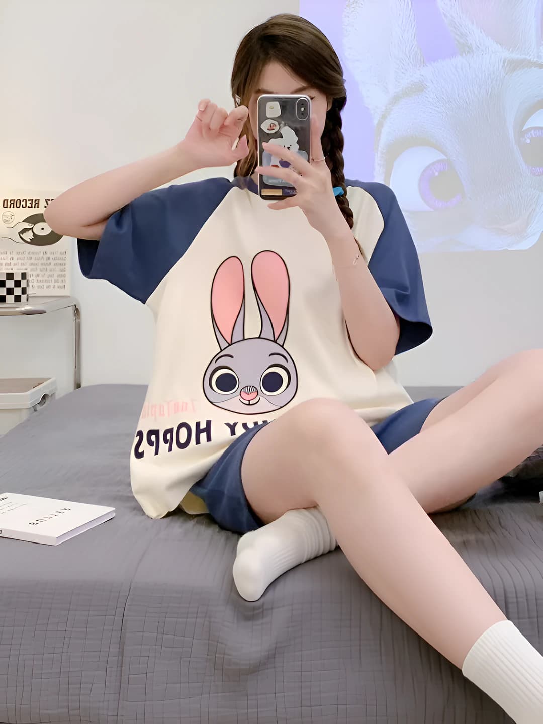 LXE-537#Royal Blue Rabbit