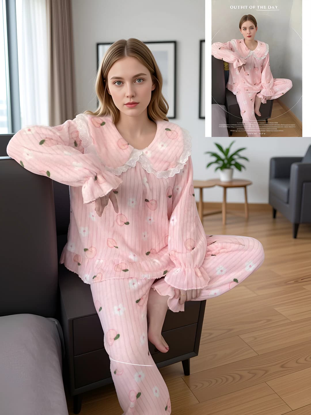 Lace Peach (pink)