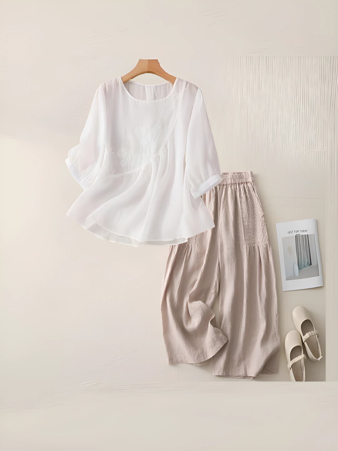 White + Pink