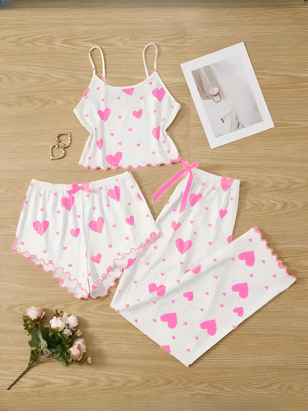 Pink black heart