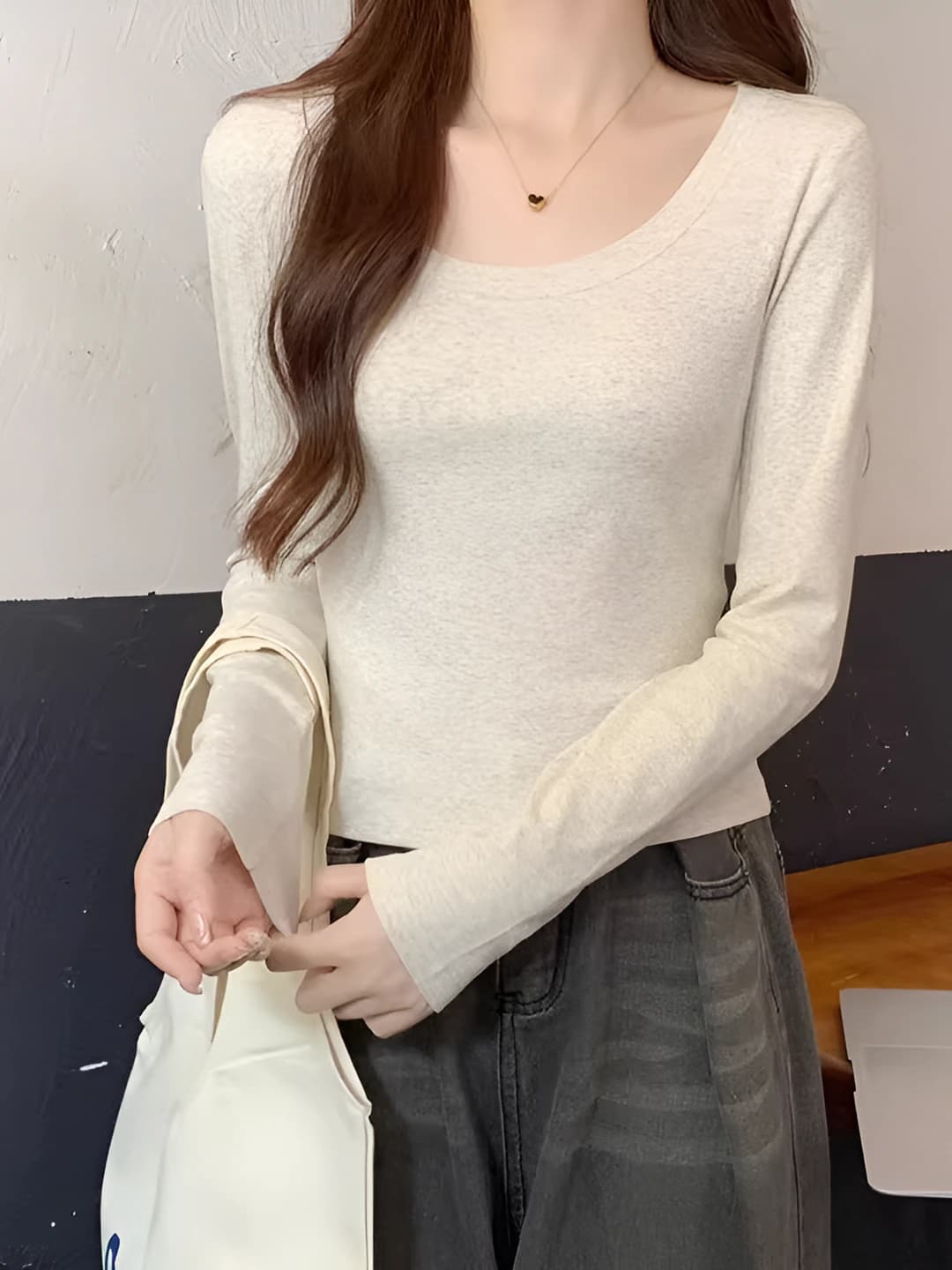White floral grey