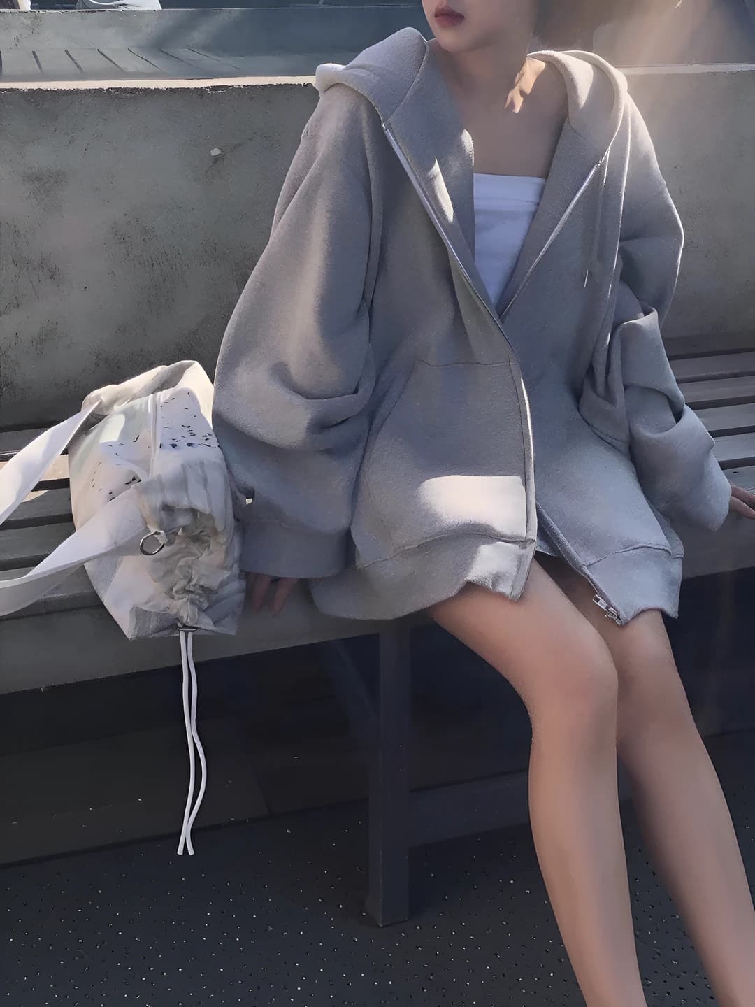 Grey, thick
