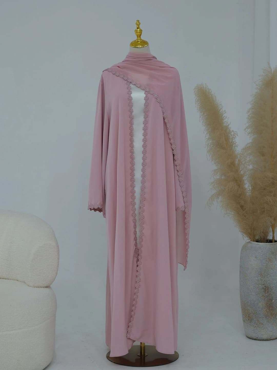 Pushti kardigan + bosh kiyim