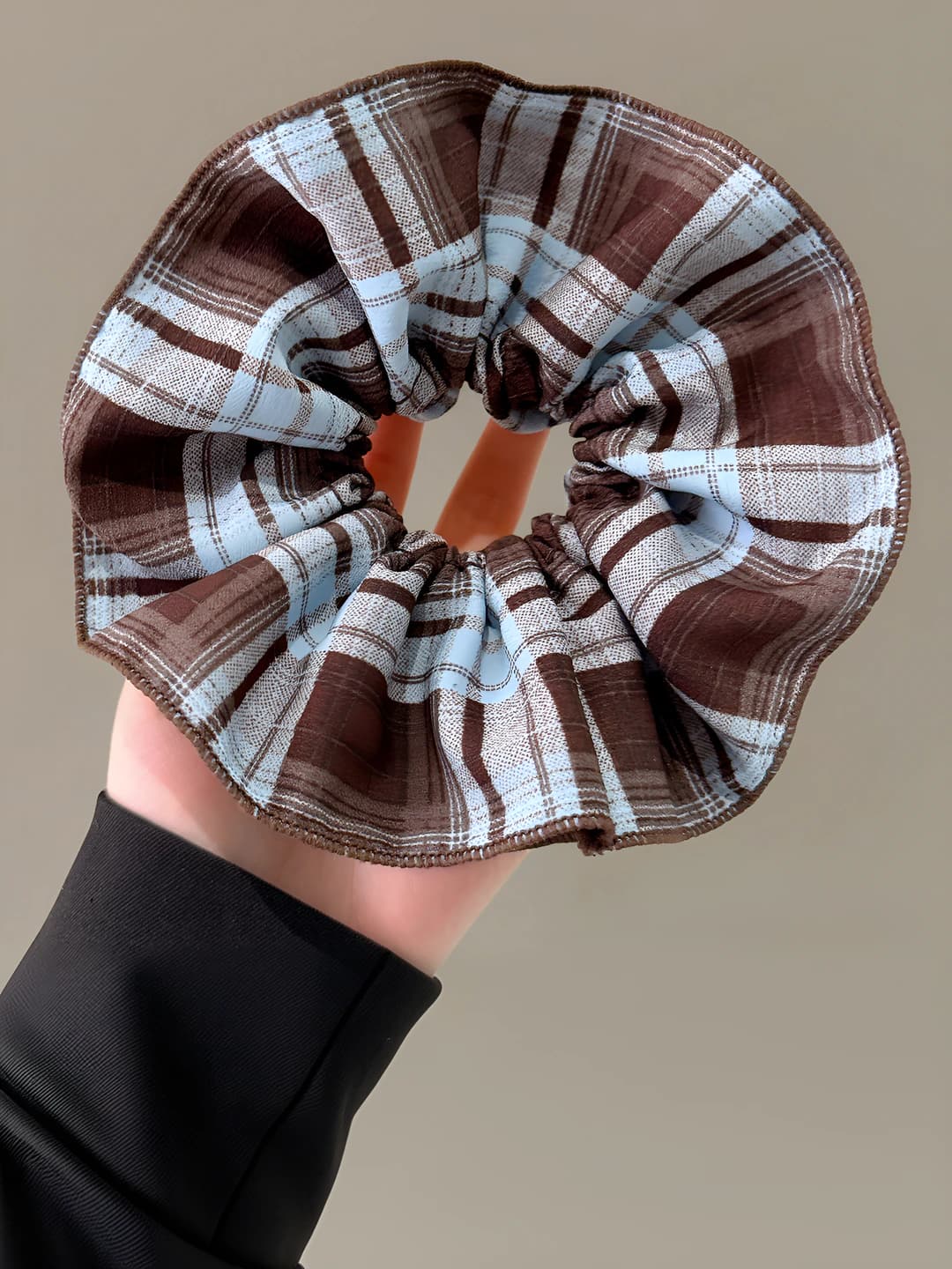 4# Синий-кофейный гусиная лапка