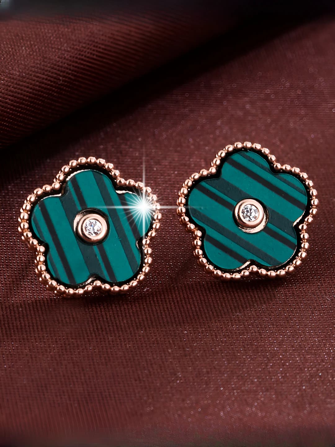 Rose gold-Green