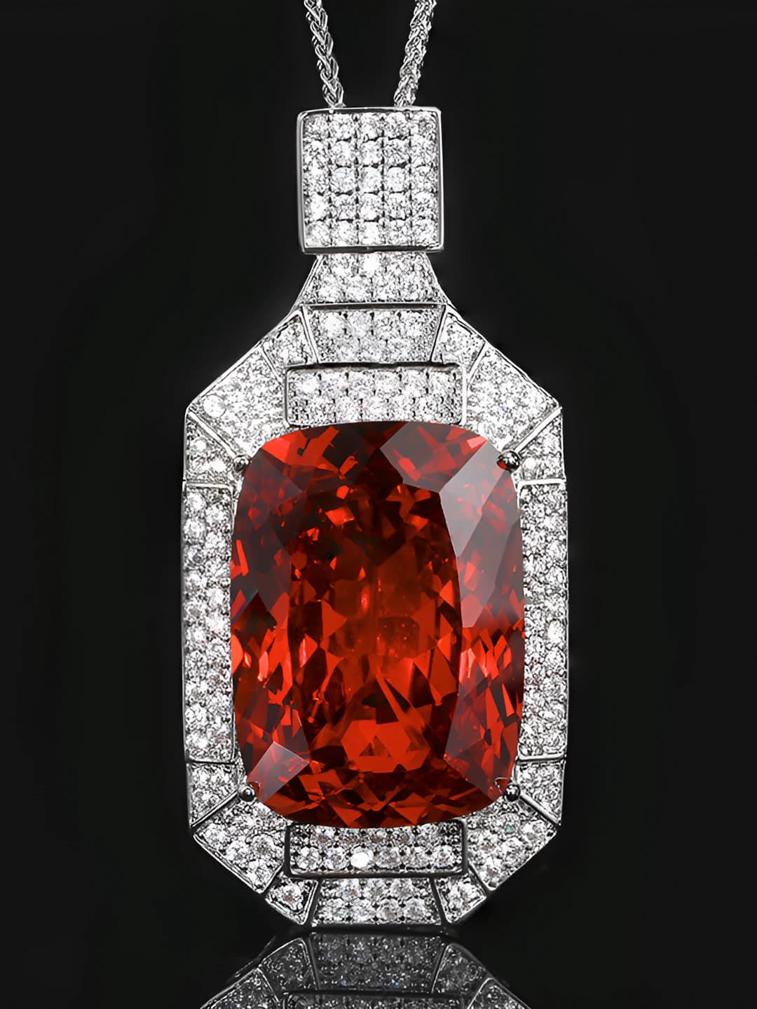 Orange-red, Chopard chain