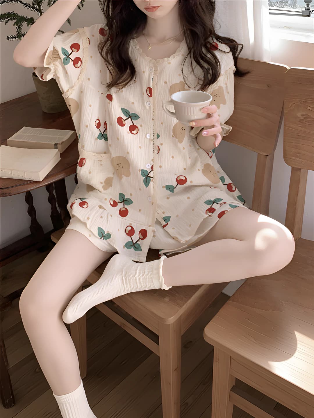 754 Cherry Bear (qisqa yeng va shim)