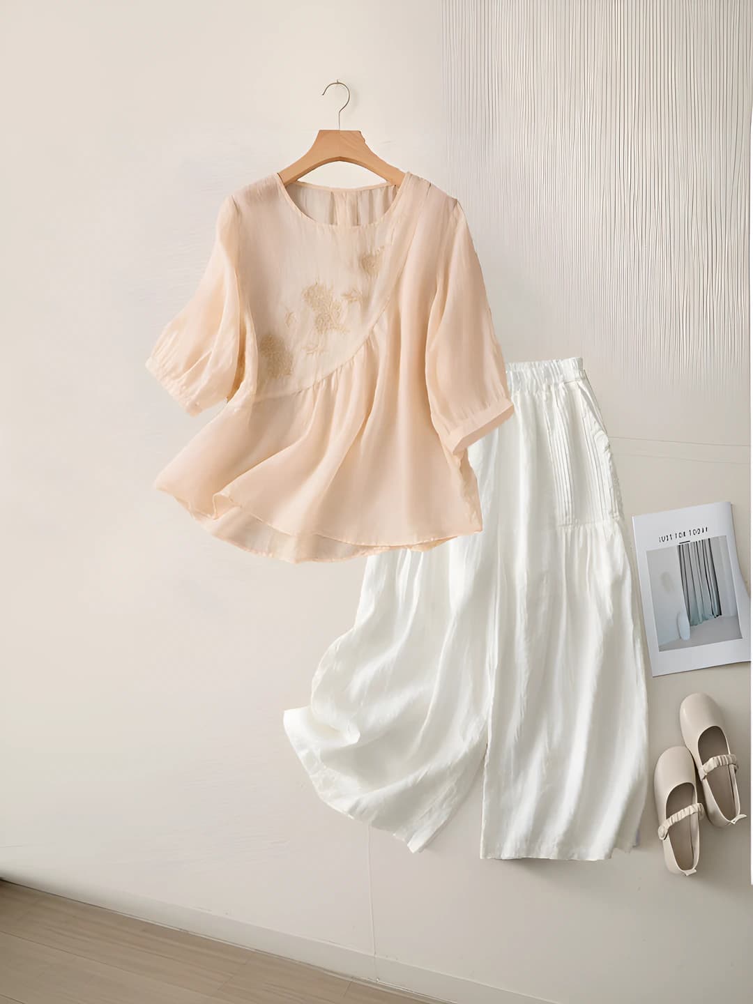 Khaki + White