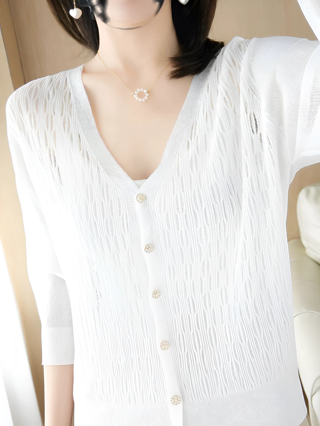 White (with lining)