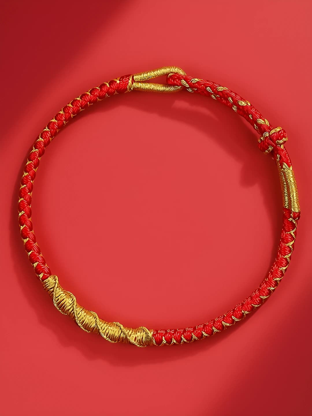 Hand-woven red string bracelet for 2026, for kids and adults, Chinese style, dragon zodiac