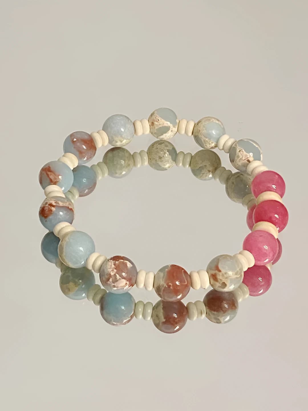 Pink-blue gradient bracelet