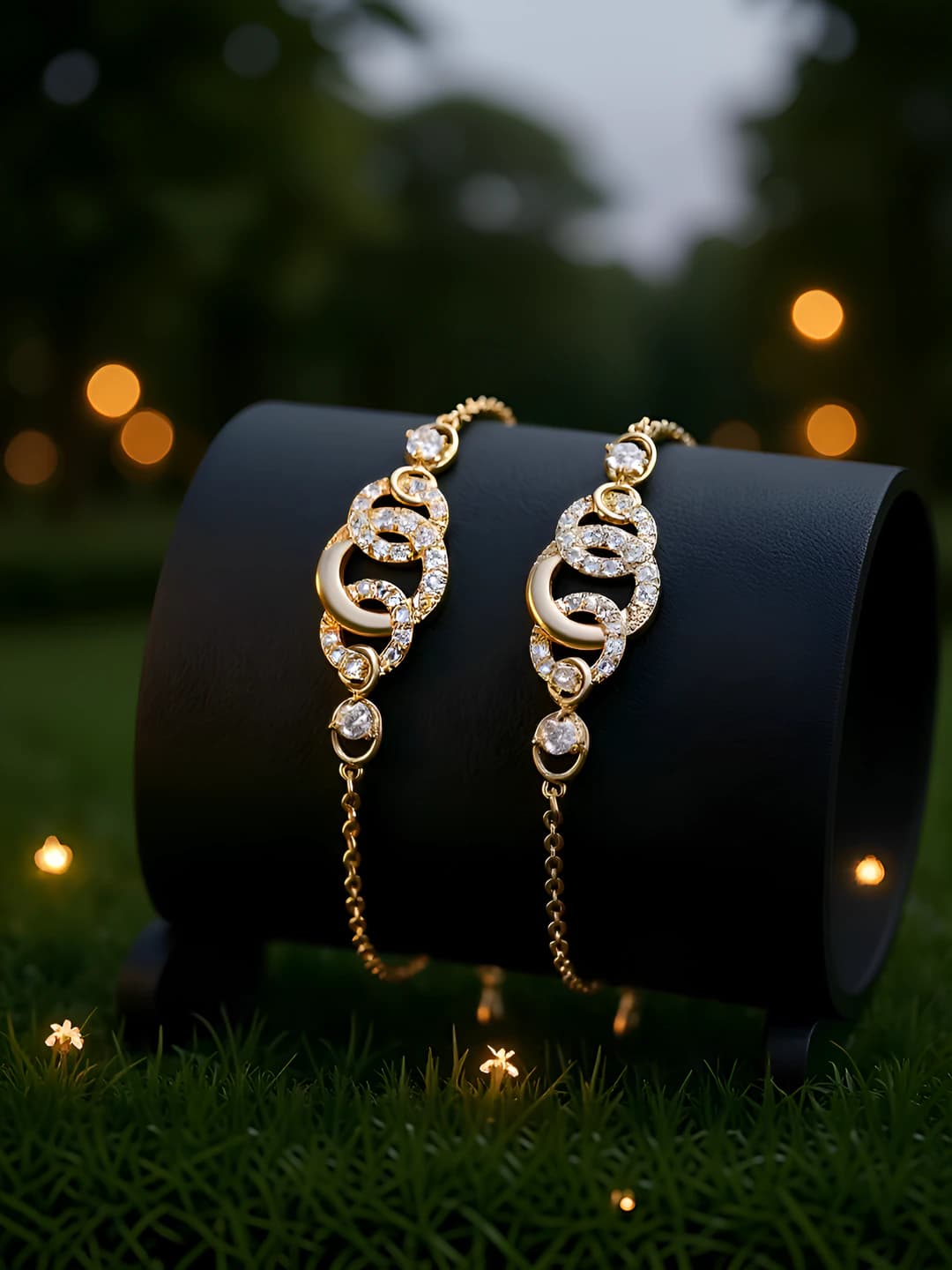 Women's chain bracelet with zircon, simple style, geometric design element, accessory in business and casual fashion style