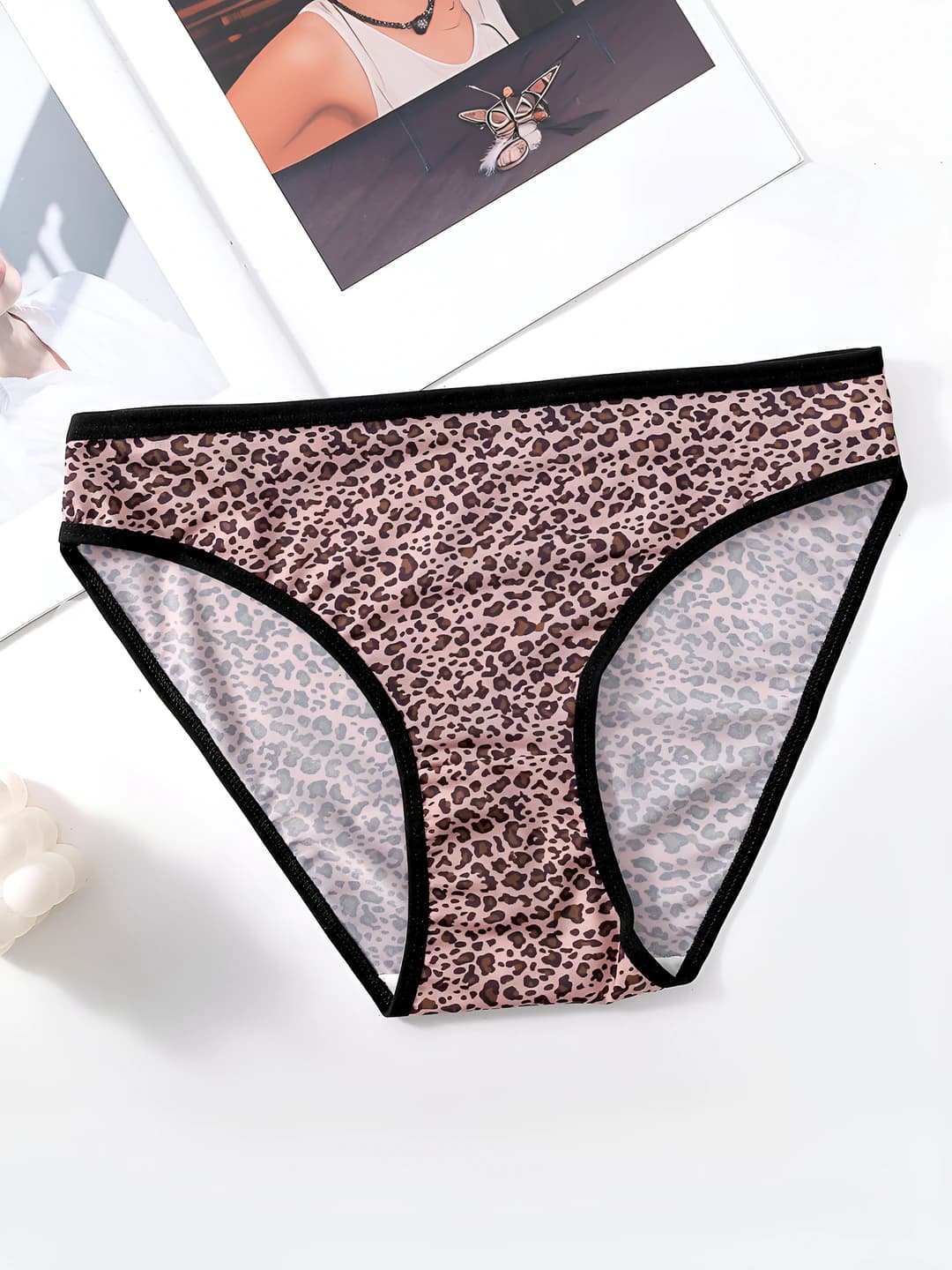 Floral leopard