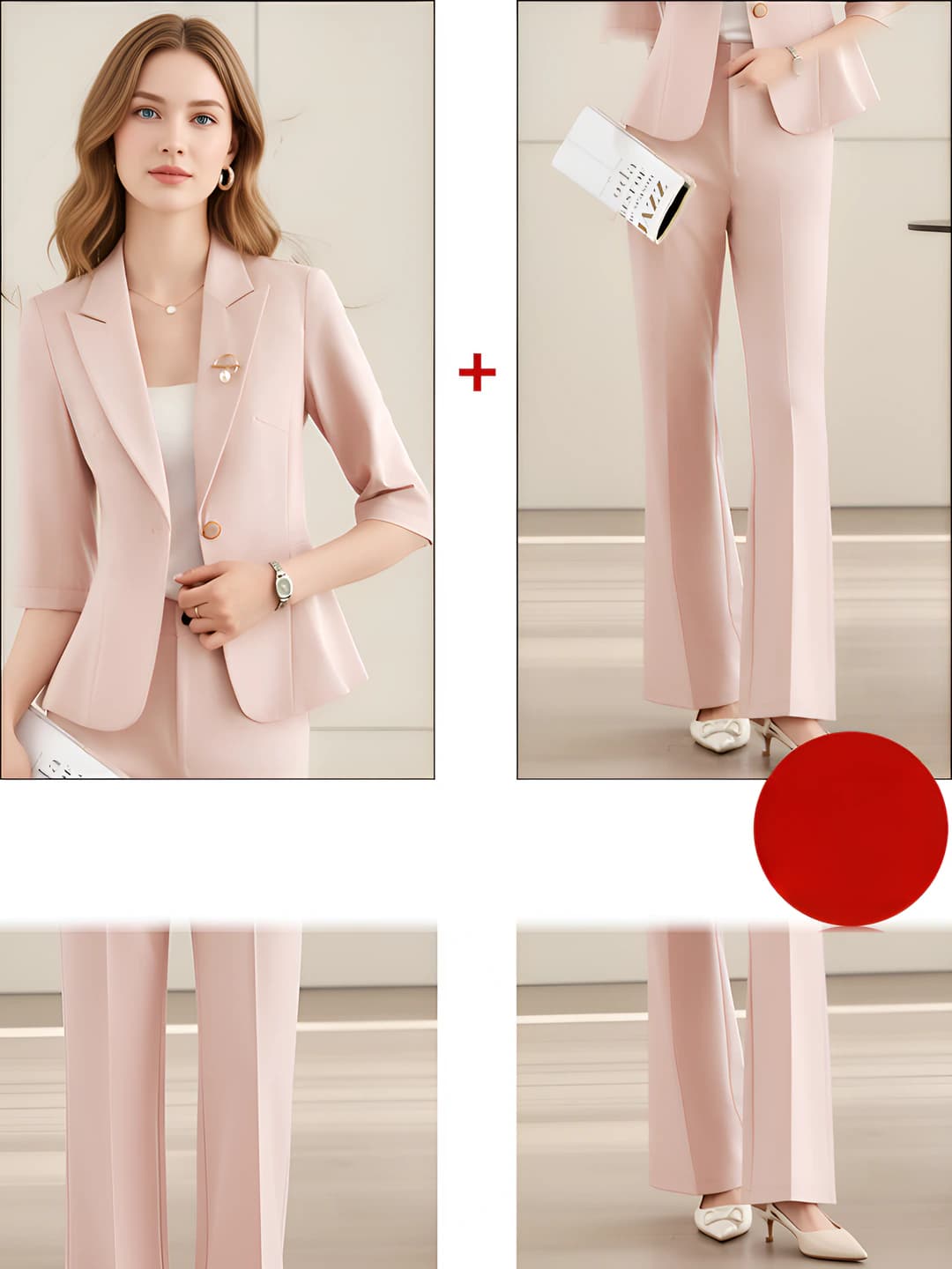 Pink suit + pink pants