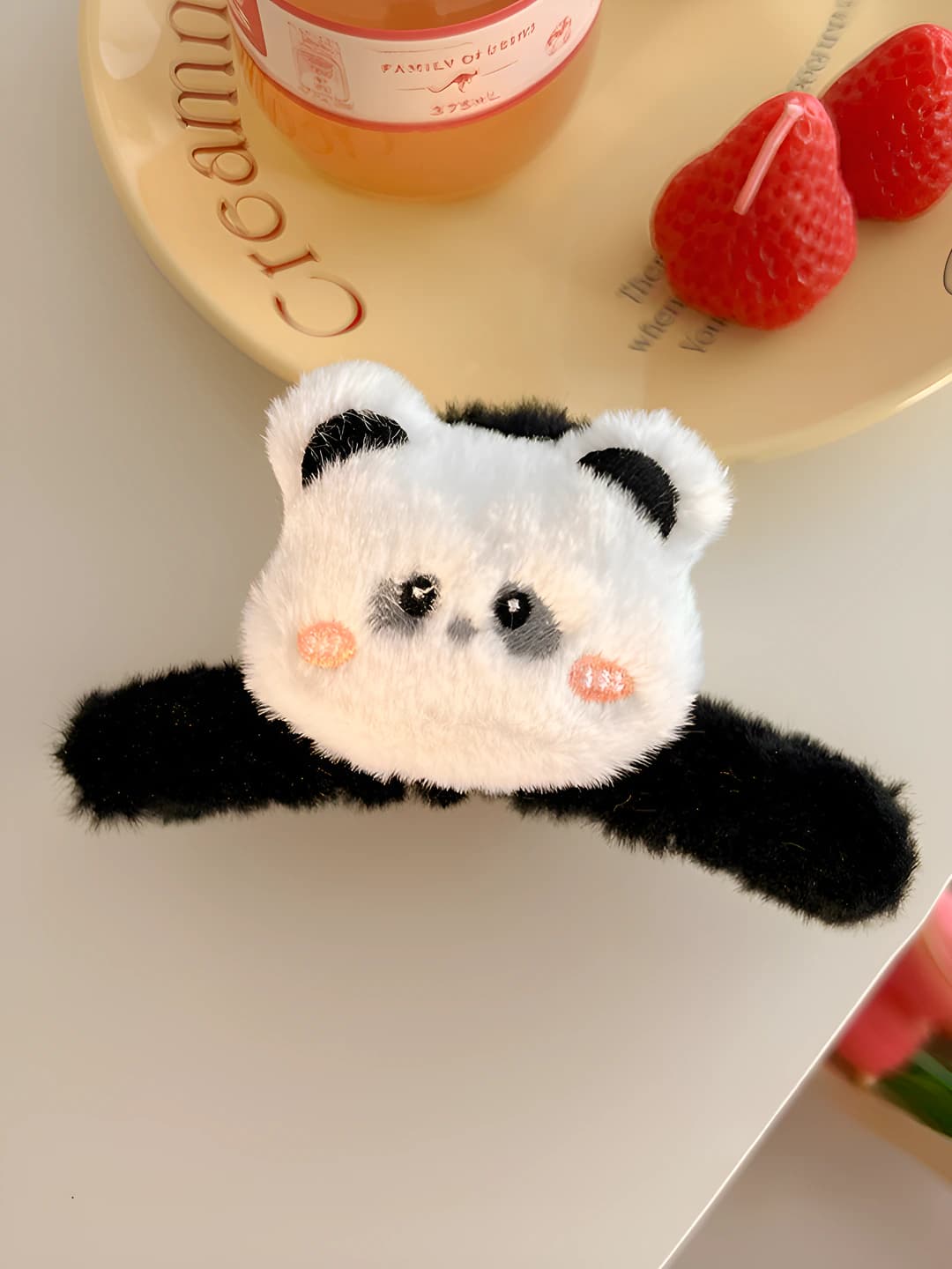 Чёрный зажим - Панда 11.5cm