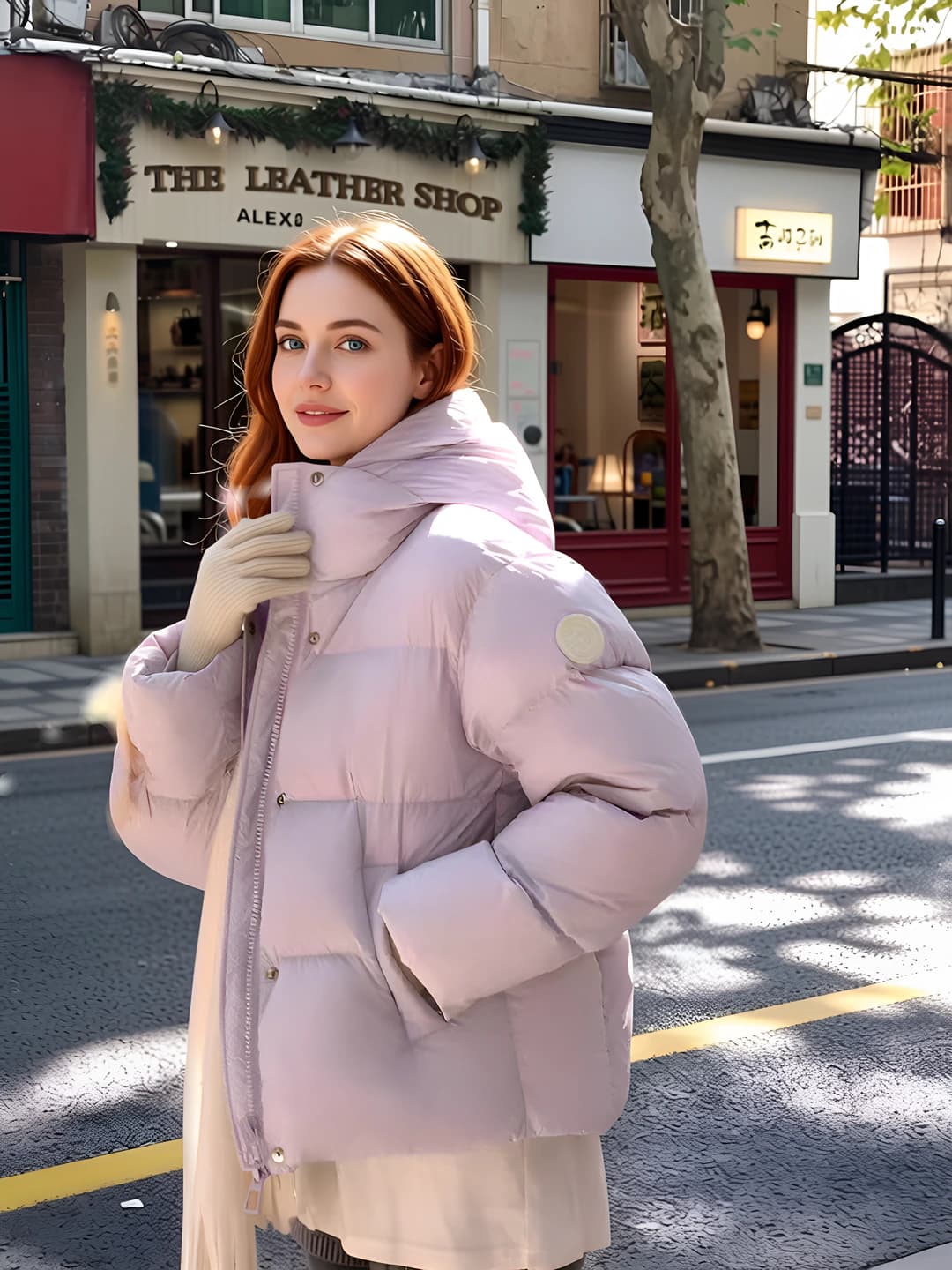 2026 Winter Women's Padded Jacket in Korean Style, Cropped, Warm, Slimming, Zip Closure, Solid Colour