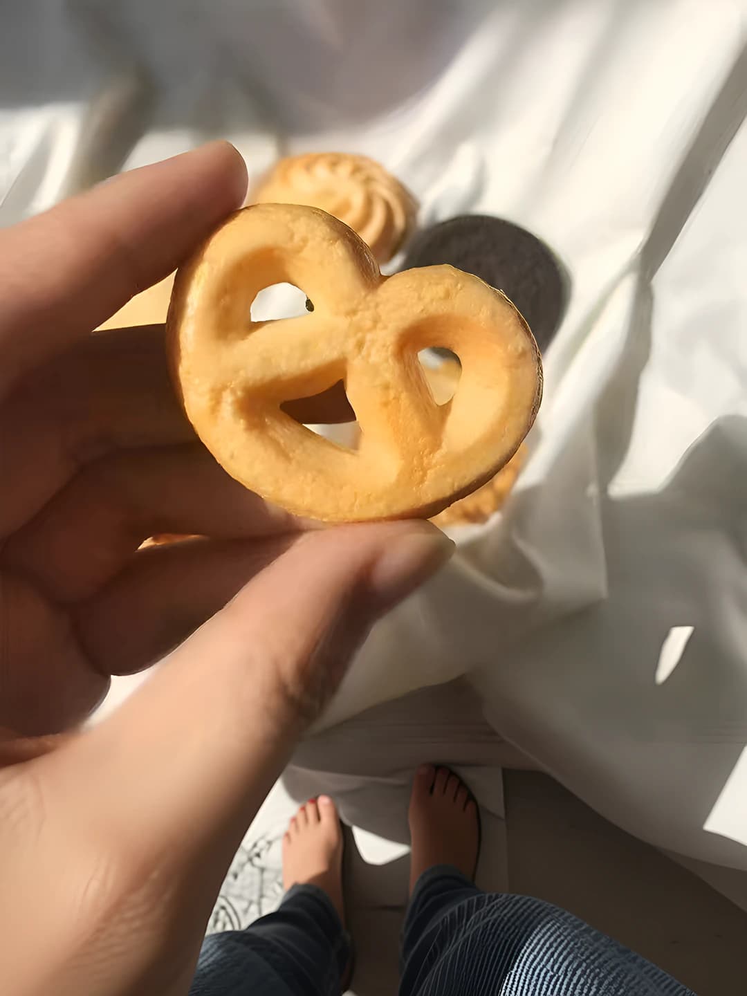 Сердечко печенье, база ~3 см