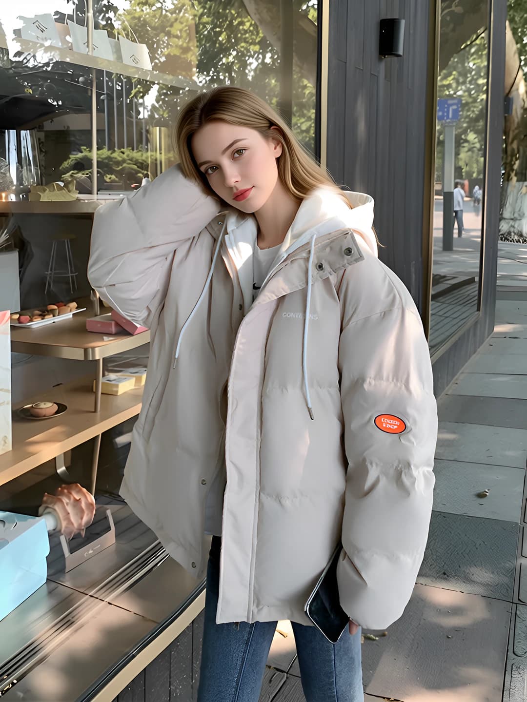 Off-white (thickened)