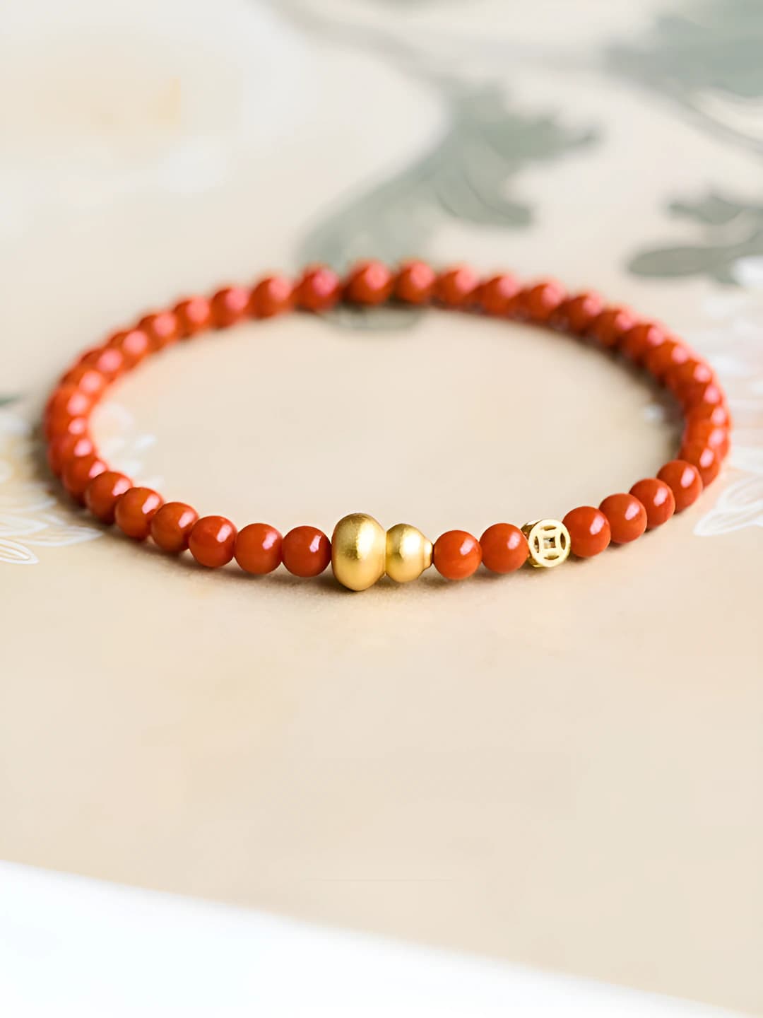4mm natural nanhong bracelet